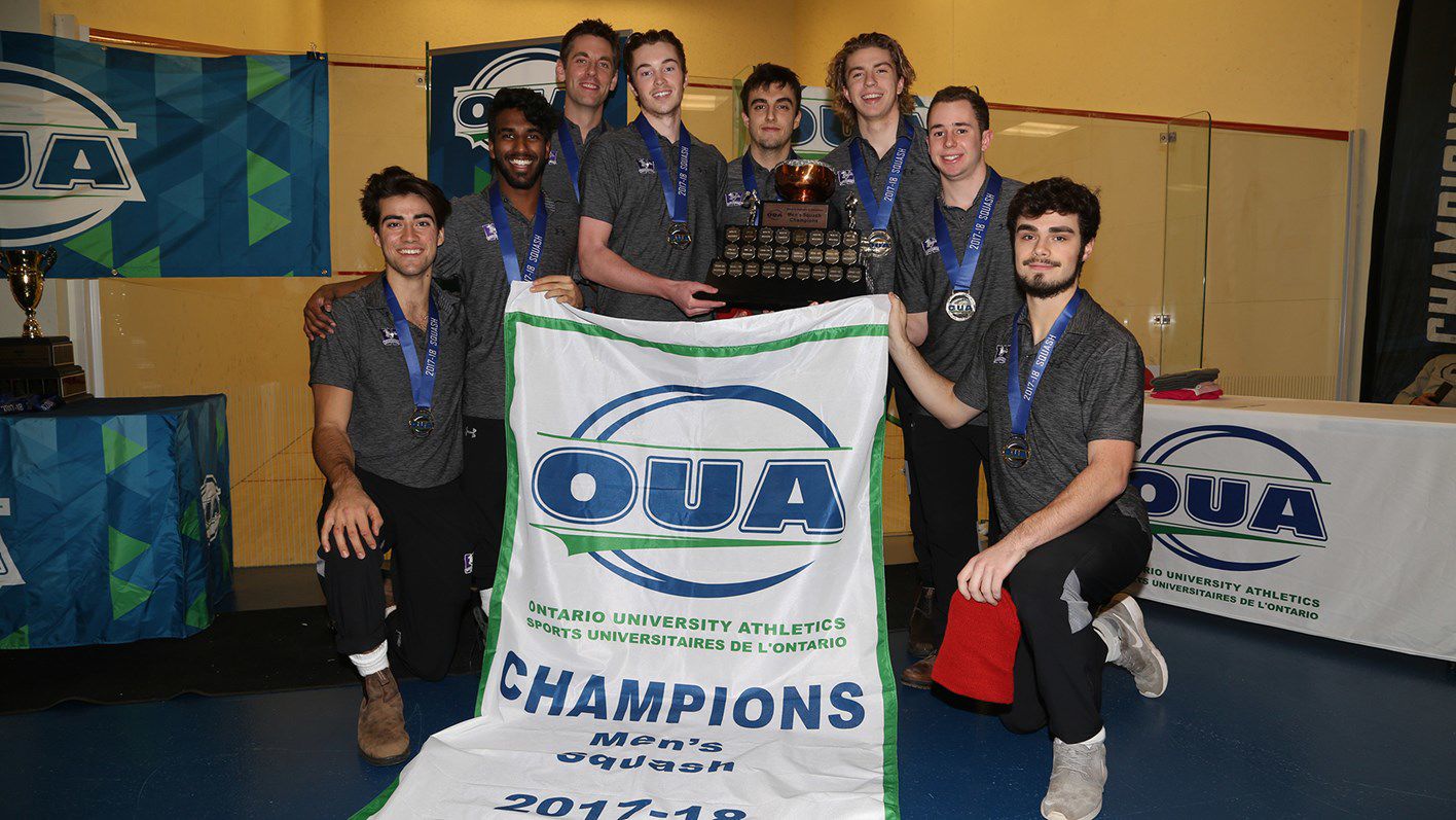 men's squash 2018 oua champions
